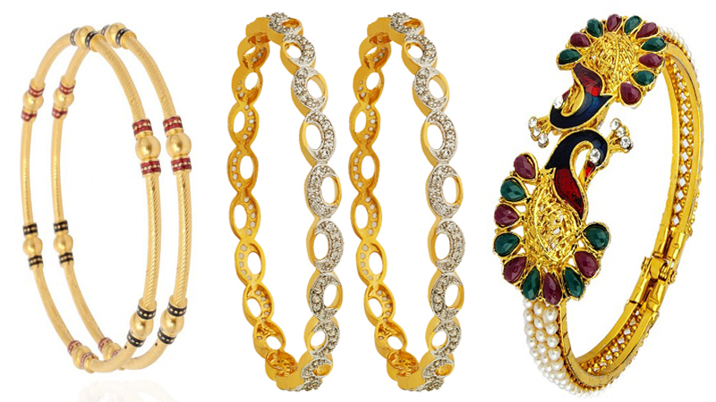 25 Latest Designs Of Gold Bangles In India Styles At Life