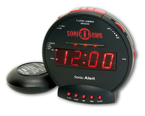Loud Alarm Clock with Bed Shaker