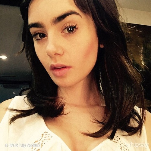 Lily Collins Without Makeup 4