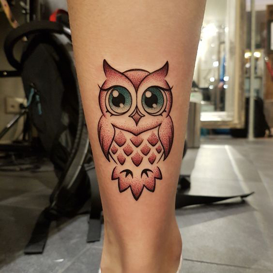 Aggregate 81 small owl eyes tattoo best  thtantai2