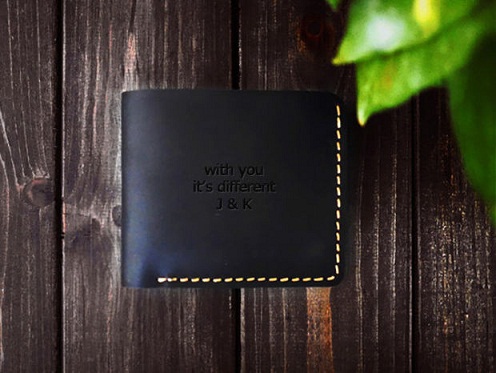 Personalized Men’s Wallet Birthday Gifts