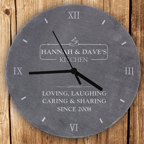 Lots of designs Personlised Summer Design Clock With your message 