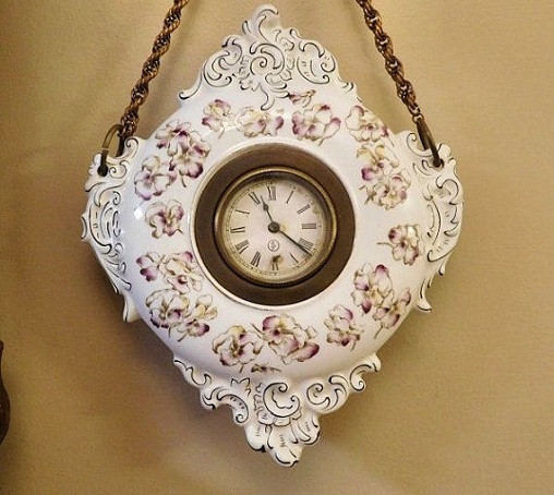 Porcelain Hanging Wall Clock