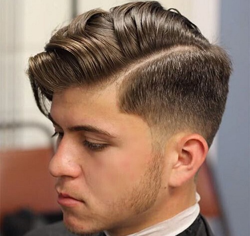 Side Part Hipster Hairstyle