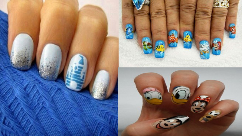 3. "Oh My Disney" Nail Art Designs by Disney Style - wide 2