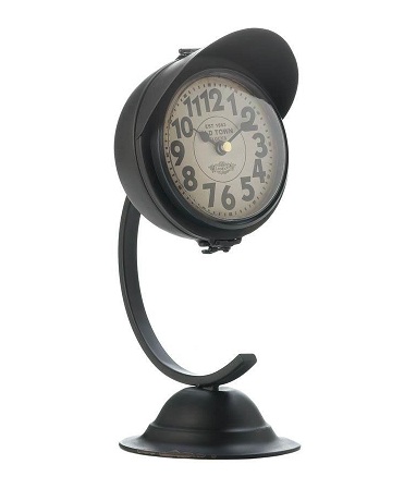 Smart Living Company Vintage Black Standing Desk Clock