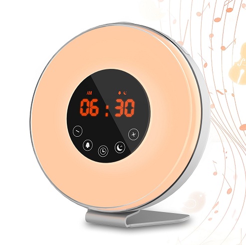Sunrise Simulation Digital Alarm Clock