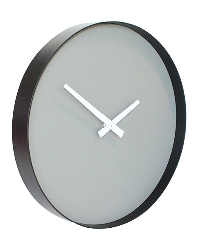 The Minimalist Grey Wall Clock