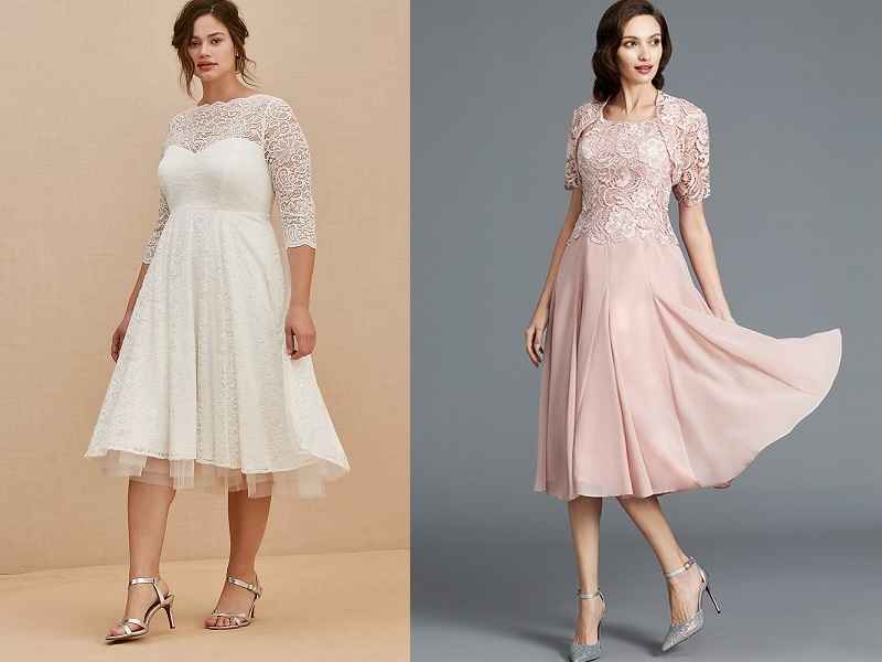 Top 9 Beautiful Tea Length Dresses For Women In Fashion