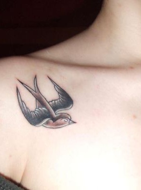 dove shoulder tattoo