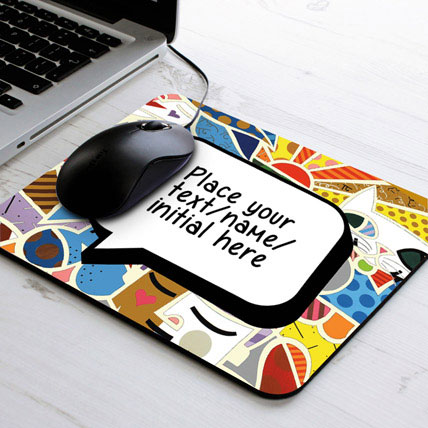 Vibrant Personalized Mouse Pad Birthday Gifts