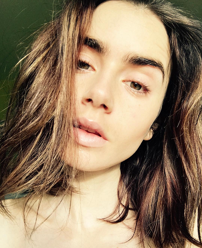 Lily Collins Without Makeup 3