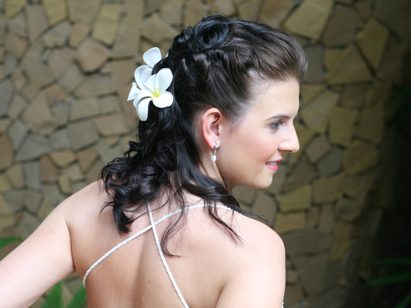 Indian Christian Bride Hairstyle