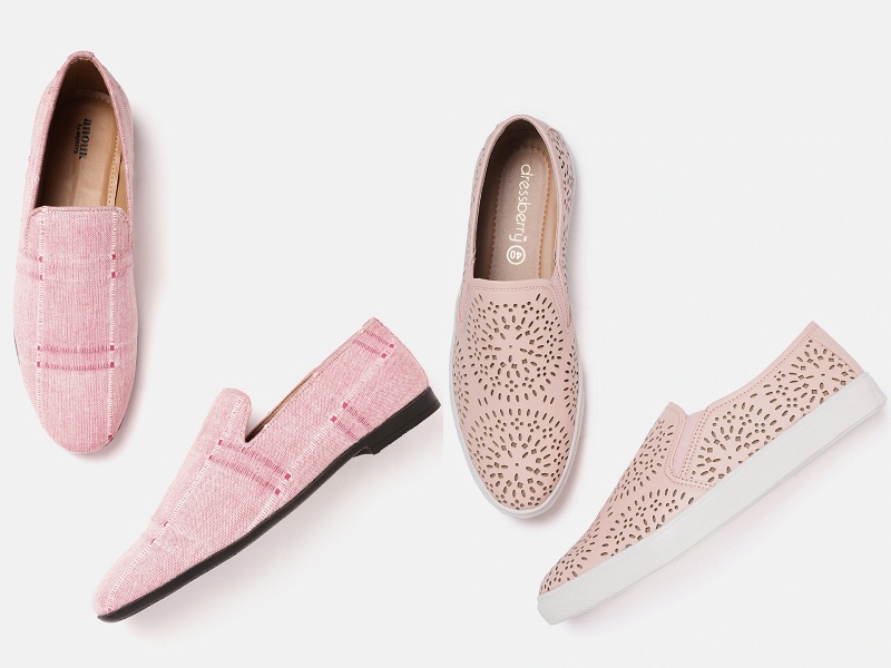 10 Beautiful Designs Of Pink Shoes For Men And Women