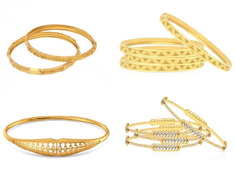 10 Latest Collection of Gold Bangles in 10 Grams | Styles At Life