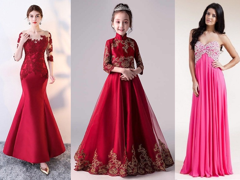 15 Stylish Party Frocks For Women And Kid Girl