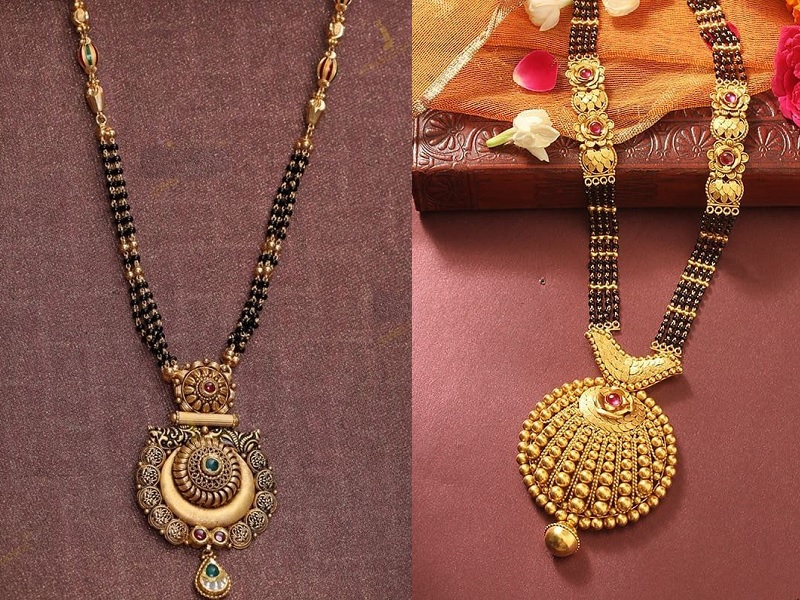 9 Beautiful Antique Mangalsutra Designs For Women In Trend