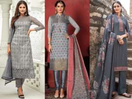 9 Trendy Collection of Grey Salwar Suits for Beautiful Look