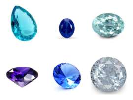 9 Different Colours of Blue Gemstones with Names and Pictures