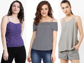9 Fashionable & Comfortable Strap Tops for Womens