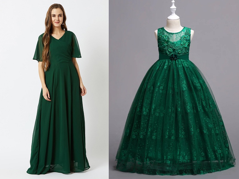 9 Modern Designs Of Green Color Frocks For Stunning Look