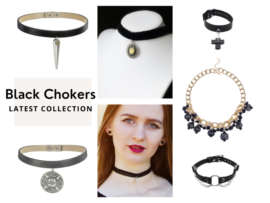 9 Stunning Designs of Black Chokers for Ladies in Trend