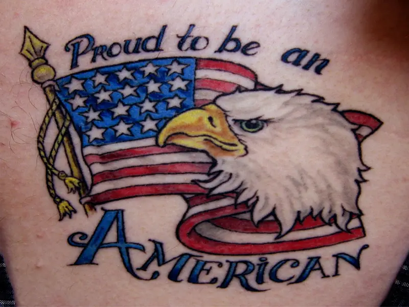 40 Perfect American Flag Tattoo Creative ideas For 2023  Women Fashion Blog