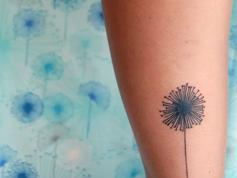 30 Beautiful Flower Tattoo Ideas  Dandelion Tattoo on Ankle I Take You   Wedding Readings  Wedding Ideas  Wedding Dresses  Wedding Theme