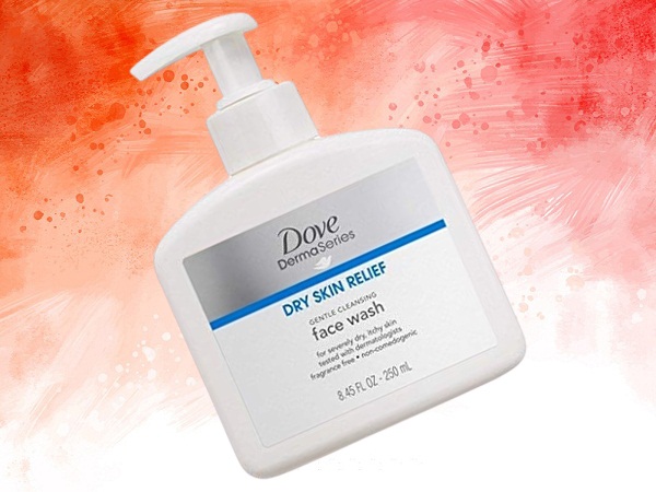 Dove Derma Series Dry Skin Relief Gentle Cleansing Face Wash