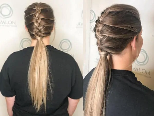 10 Latest French Ponytail Hairstyles for Girls | Styles At Life