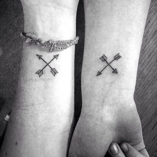 Arrows Friendship Tattoo Designs