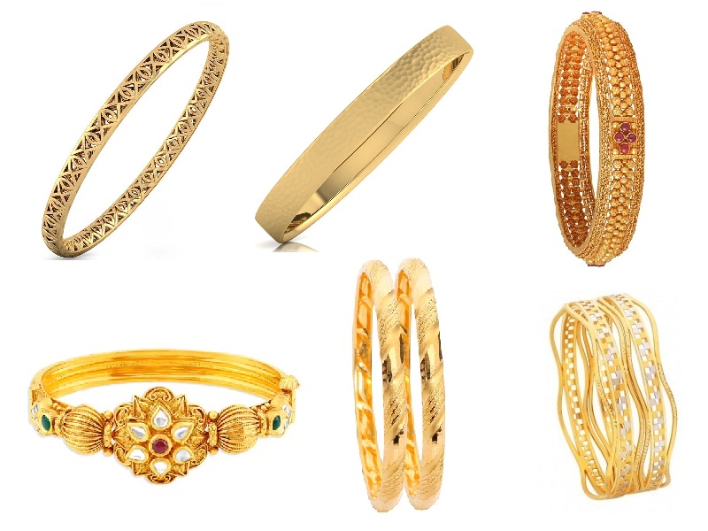Gold Bangle Designs in 20 Grams - 15 Best and Latest Collection