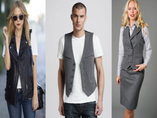 9 New Designs of Grey Vests for Men and Women in Trend