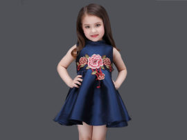 9 Latest Embroidery Frocks Design for Kid Girls