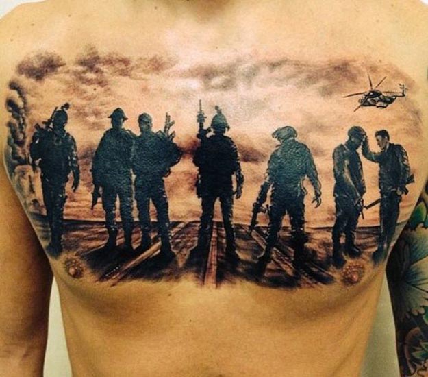 Military Tattoo Designs And Meanings 5