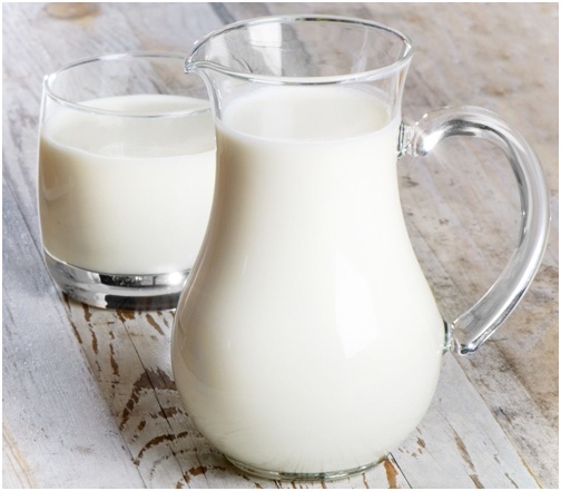Milk natural food to gain weight