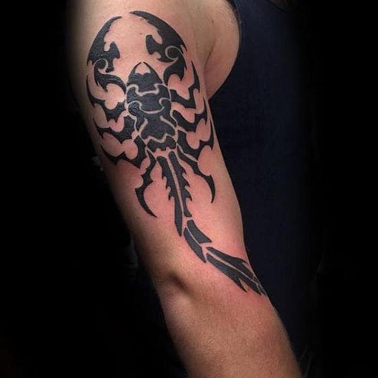 Scorpion Tribal Tattoo Designs 7