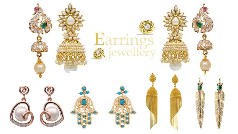 Gold Earring Design - Fazal Jewellery & Watches