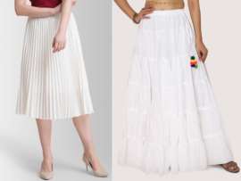 White Skirts for Women: 9 Trendy and Stunning Models