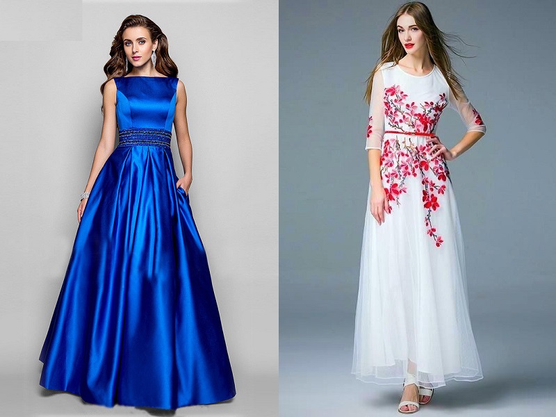 15 Beautiful Floor Length Dresses For Women In Fashion