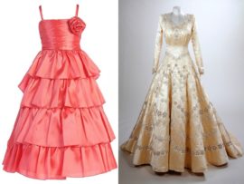 15 Different Designs of Frill Frocks for Women and Kid Girl
