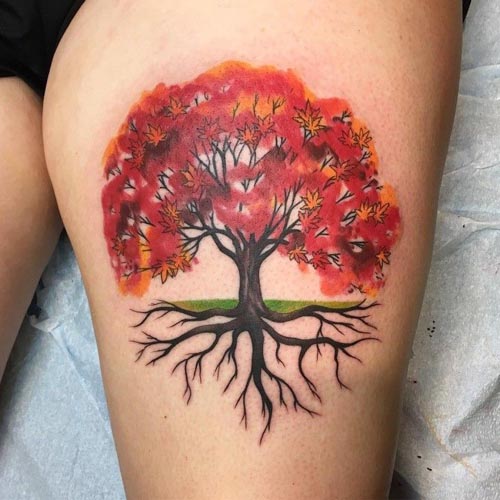 Best Tree Tattoo Designs With Meanings 6