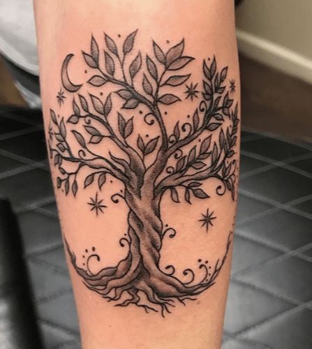 Best Tree Tattoo Designs With Meanings 9