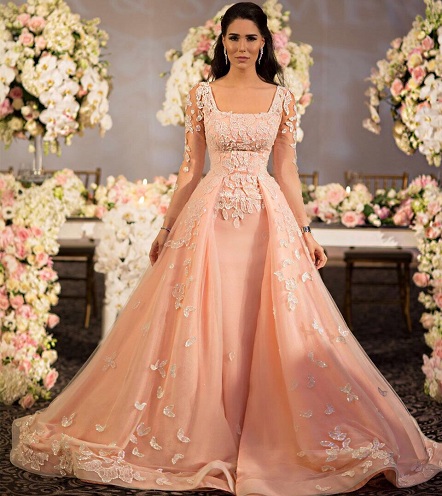Embellished Bridal Pakistani Engagement Dress Online 2021 – Nameera by  Farooq