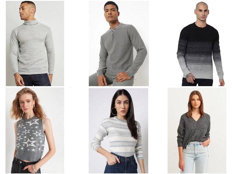 9 Amazing Grey Sweaters For Men And Women With Images