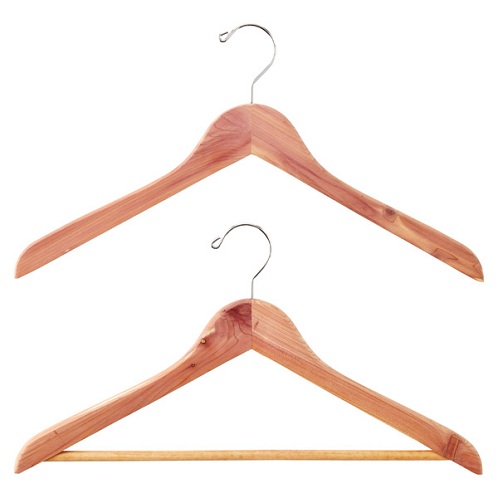 Cedar clothes hangers
