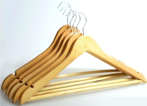 Wooden clothes hangers 