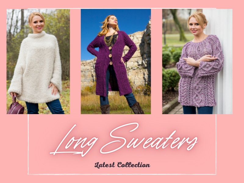 15 Cute Designs Of Long Sweaters For Women In Winter
