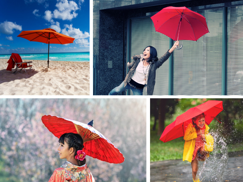 9 Beautiful Designs Of Red Umbrellas With Images
