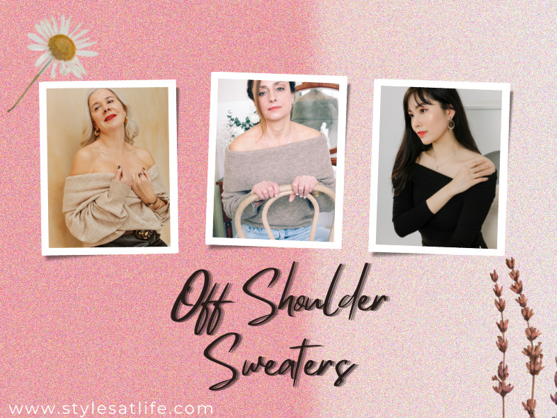 9 Modern Off The Shoulder Sweaters For Women With Images